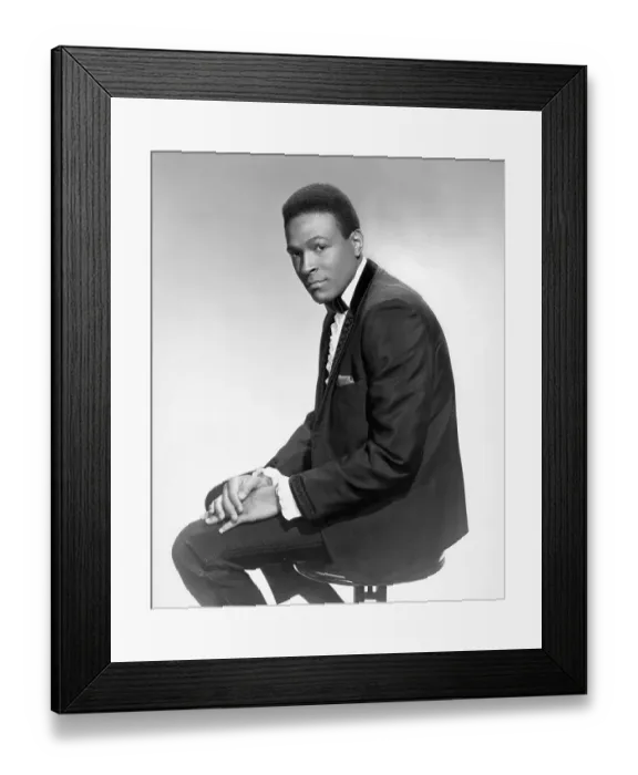 Framed Print : Marvin Gaye Portrait Framed Print : Marvin Gaye Portrait