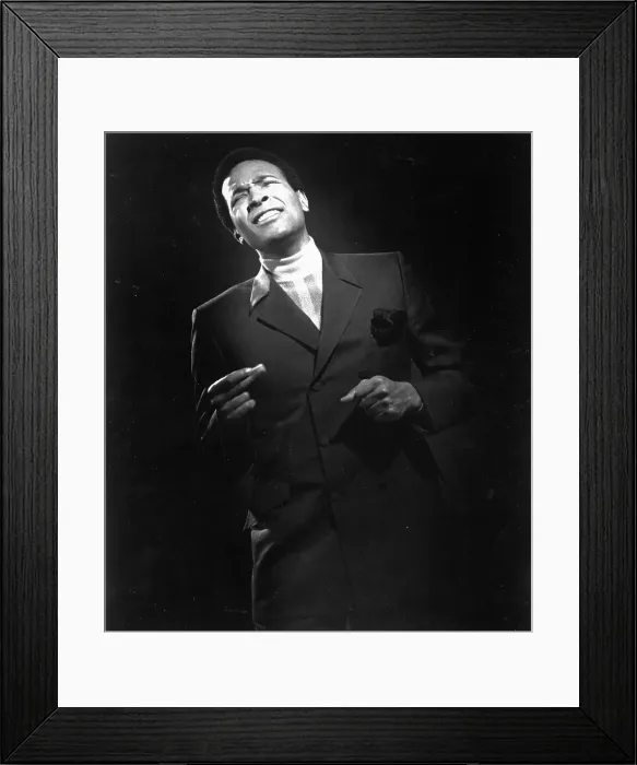 Framed Print : Marvin Gaye Portrait Framed Print : Marvin Gaye Portrait