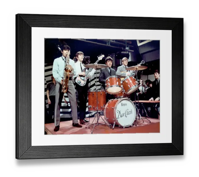 Framed Print : Dave Clark 5 On A TV Show