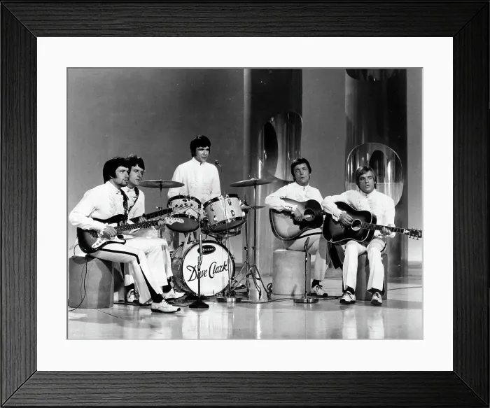 Framed Print : Dave Clark 5 On A TV Show Framed Print : Dave Clark 5 On A TV Show