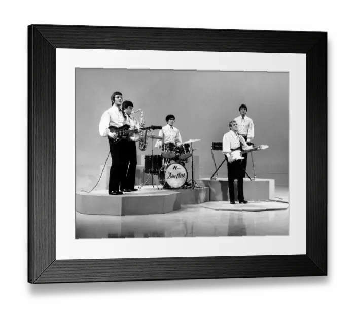 Framed Print : Dave Clark 5 On A TV Show Framed Print : Dave Clark 5 On A TV Show