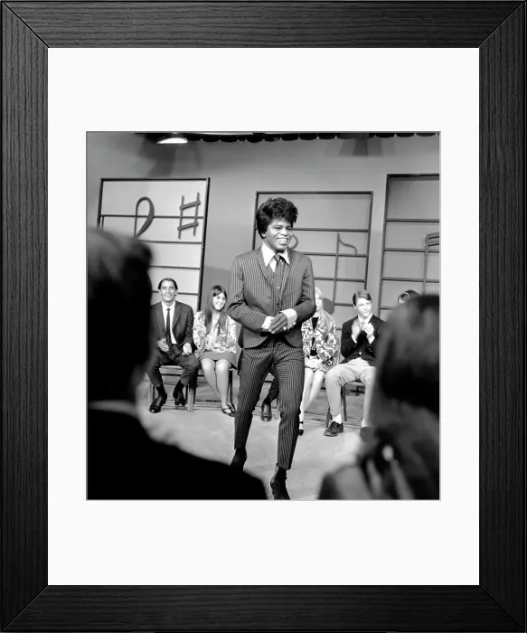 Framed Print : James Brown On The Lloyd Thaxton Show Framed Print : James Brown On The Lloyd Thaxton Show