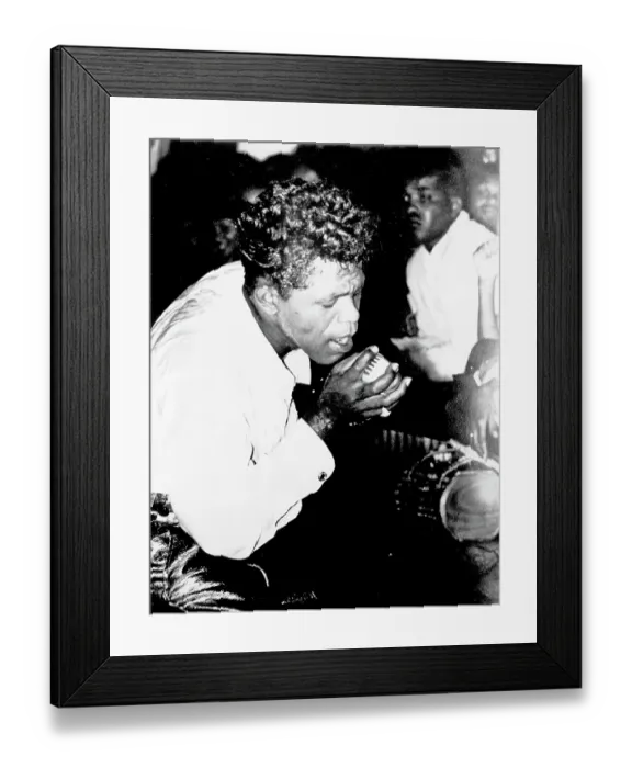 Framed Print : James Brown Performing