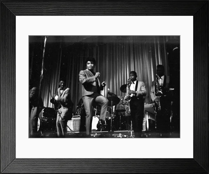 Framed Print : James Brown Live At The Apollo Framed Print : James Brown Live At The Apollo