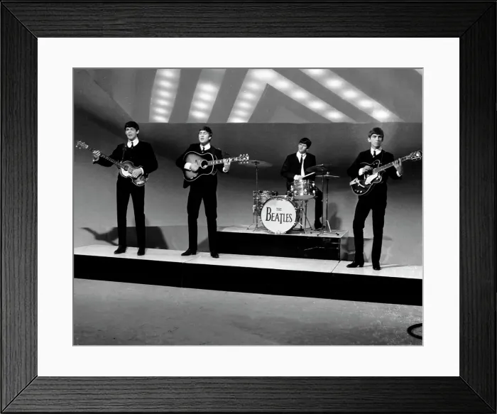 Framed Print : Beatles On A TV Show