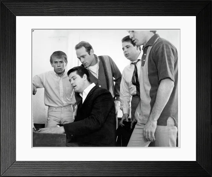 Framed Print : Beach Boys Around A Piano Framed Print : Beach Boys Around A Piano