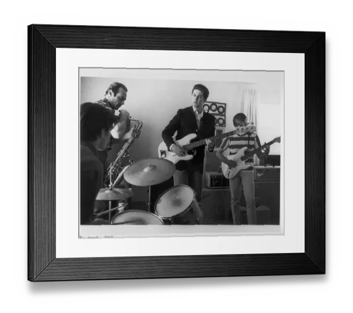 Framed Print : Beach Boys Rehearse At Home Framed Print : Beach Boys Rehearse At Home