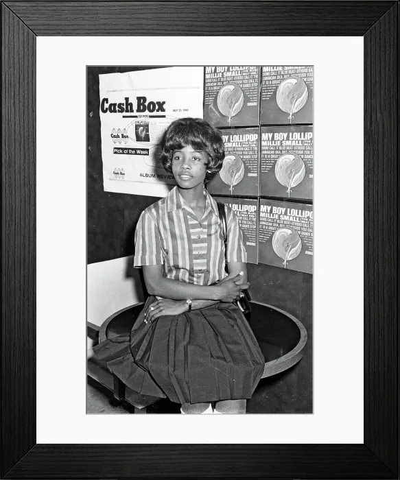 Framed Print : Photo of Millie Small Framed Print : Photo of Millie Small