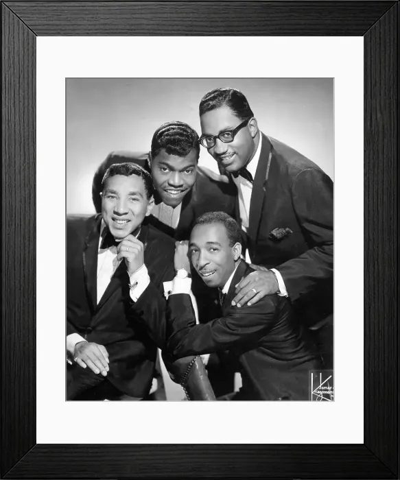 Framed Print : Smokey Robinson & The Miracles Portrait Session