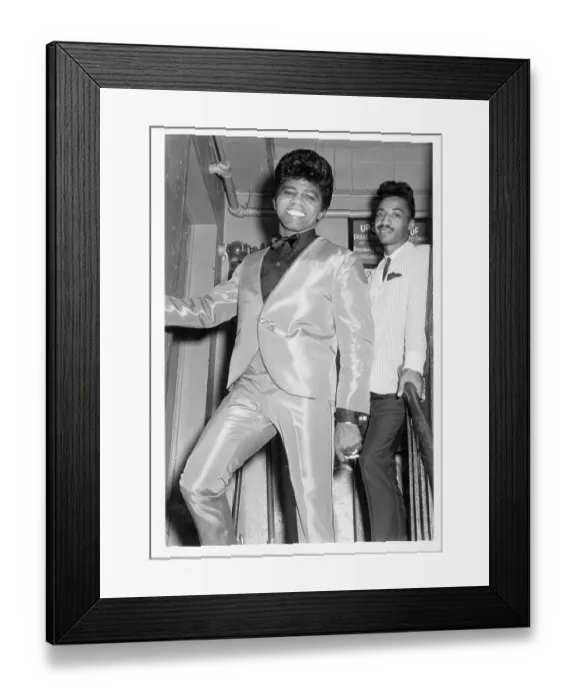 Framed Print : James Brown Backstage At The Apollo Framed Print : James Brown Backstage At The Apollo