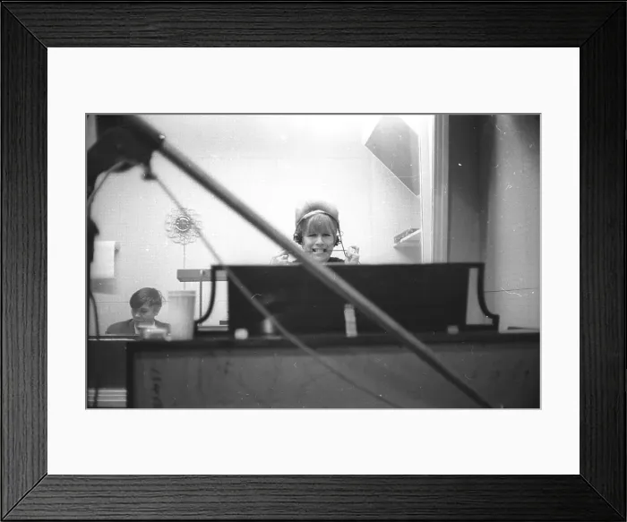 Framed Print : Ellie Greenwich In The Studio Framed Print : Ellie Greenwich In The Studio