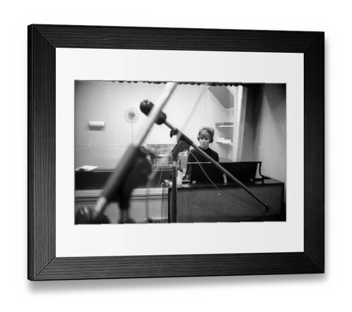Framed Print : Ellie Greenwich In The Studio Framed Print : Ellie Greenwich In The Studio