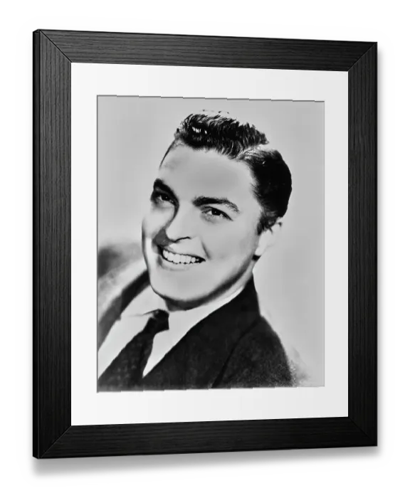 Framed Print : Bob Eberly, American Singer Framed Print : Bob Eberly, American Singer
