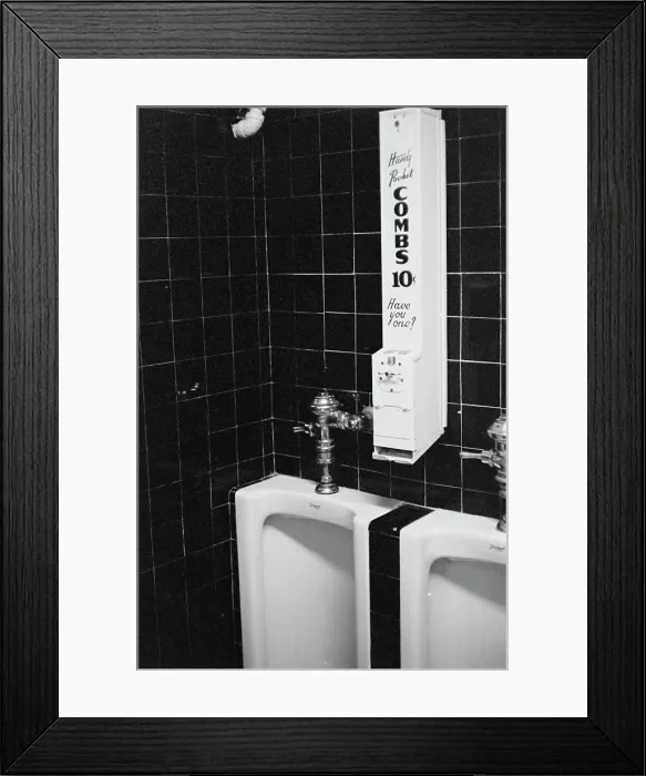 Framed Print : 10 Cent Combs Framed Print : 10 Cent Combs