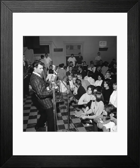 Framed Print : Dick Dale & His Del-Tones Performing Framed Print : Dick Dale & His Del-Tones Performing