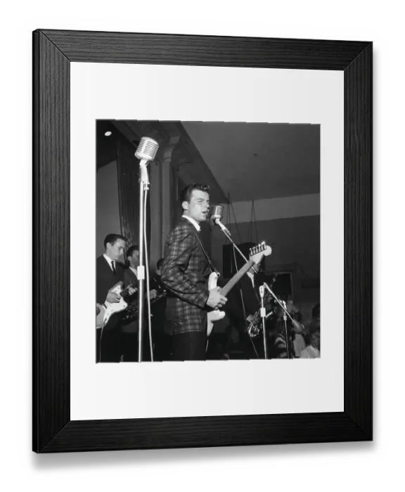Framed Print : Dick Dale & His Del-Tones Performing Framed Print : Dick Dale & His Del-Tones Performing
