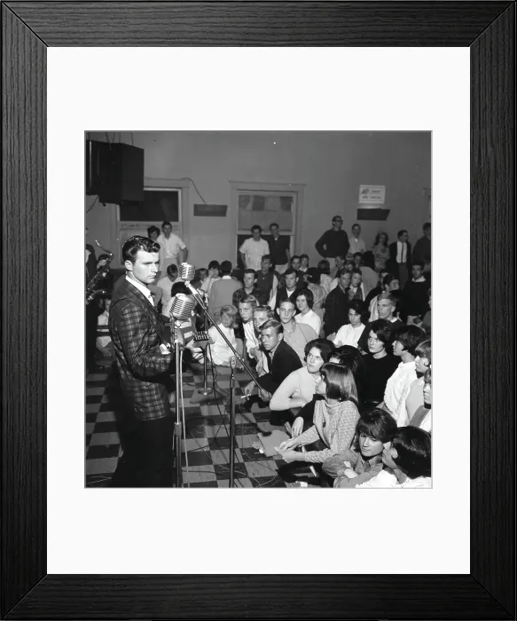 Framed Print : Dick Dale & His Del-Tones Performing Framed Print : Dick Dale & His Del-Tones Performing