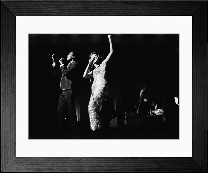 Framed Print : Inez And Charlie Foxx Framed Print : Inez And Charlie Foxx