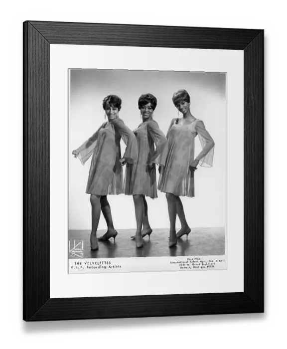 Framed Print : The Velvelettes Portrait Framed Print : The Velvelettes Portrait