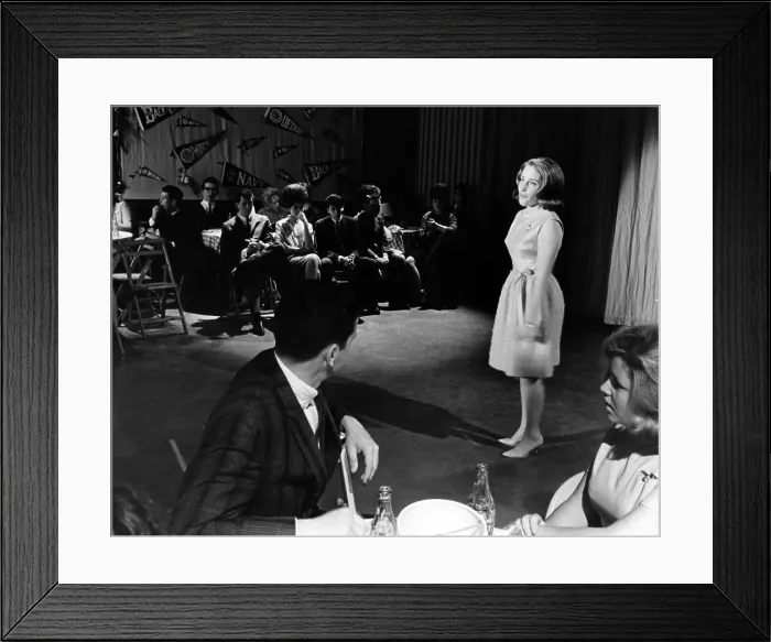 Framed Print : Lesley Gore Performing Framed Print : Lesley Gore Performing