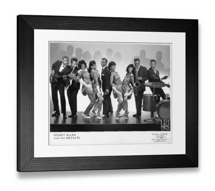 Framed Print : Sonny Allen And The Rockets Portrait Framed Print : Sonny Allen And The Rockets Portrait