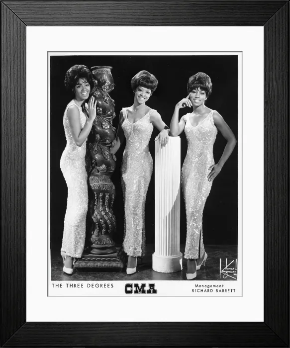 Framed Print : The Three Degrees Portrait Framed Print : The Three Degrees Portrait
