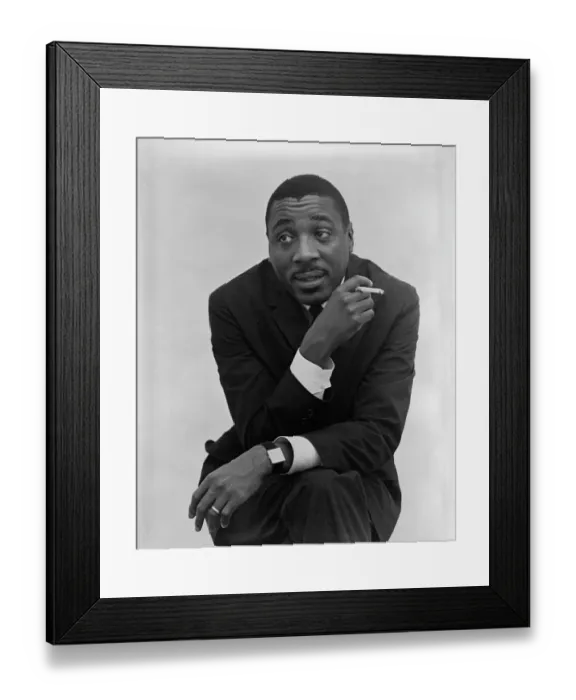 Framed Print : Dick Gregory Portrait Framed Print : Dick Gregory Portrait