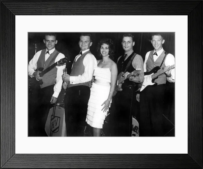 Framed Print : Wanda Jackson And Her Party Timers Framed Print : Wanda Jackson And Her Party Timers