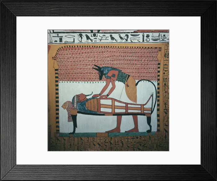 Framed Print : Tomb Of Sennedjem, Tombs Of The Nobles