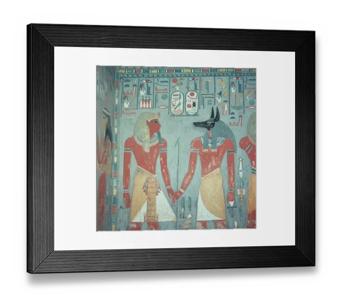 Framed Print : Fresco In The Tomb Of Horemheb Framed Print : Fresco In The Tomb Of Horemheb
