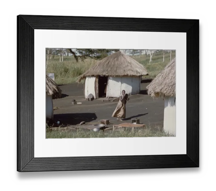 Framed Print : Ugandan Village Framed Print : Ugandan Village