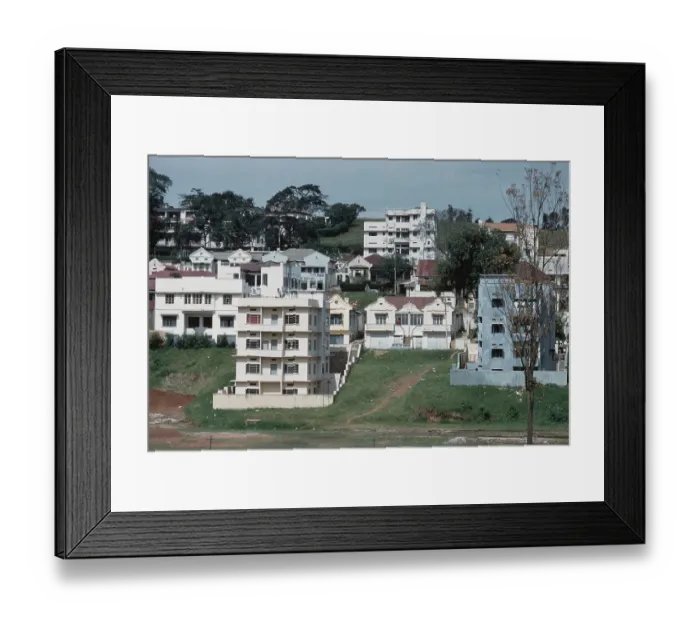 Framed Print : Uganda Houses