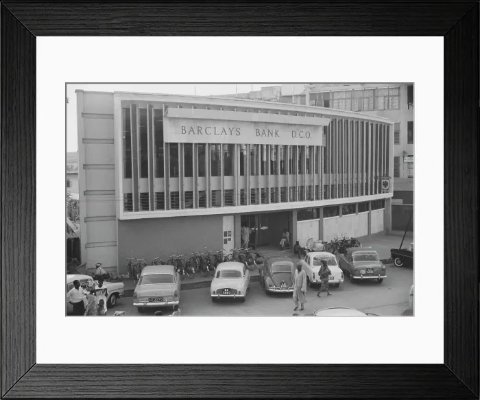 Framed Print : Lagos Barclays Framed Print : Lagos Barclays