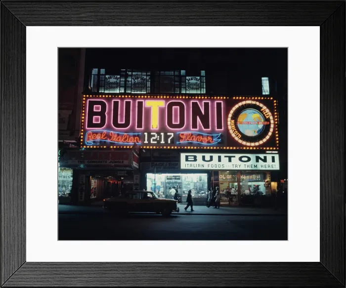 Framed Print : Buitoni Sign Framed Print : Buitoni Sign