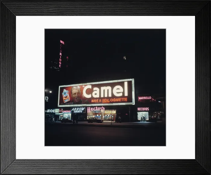 Framed Print : Camel Advert Framed Print : Camel Advert