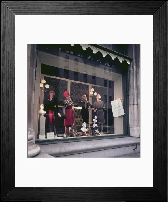 Framed Print : New York Shop Framed Print : New York Shop