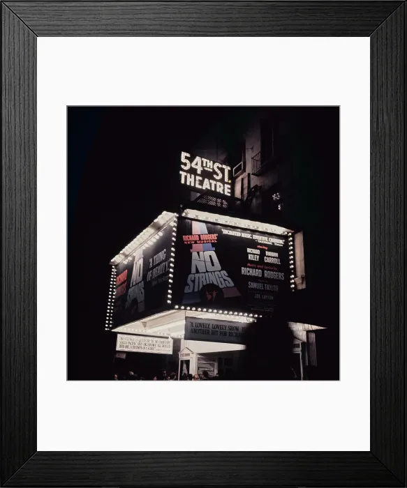 Framed Print : New York Theatre Framed Print : New York Theatre