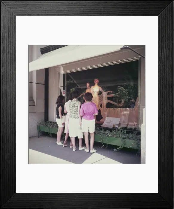 Framed Print : New York Shop