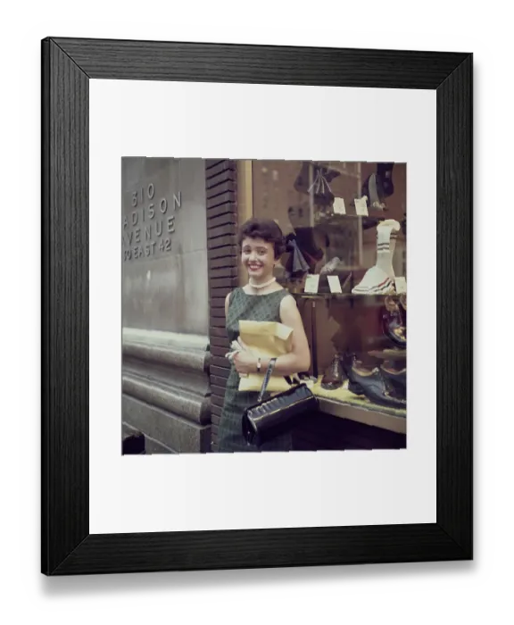 Framed Print : New York Shop Framed Print : New York Shop