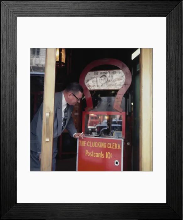 Framed Print : The Clucking Clerk Framed Print : The Clucking Clerk