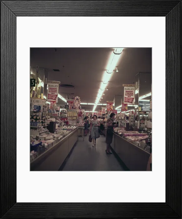 Framed Print : Woolworth's Sale Framed Print : Woolworth's Sale