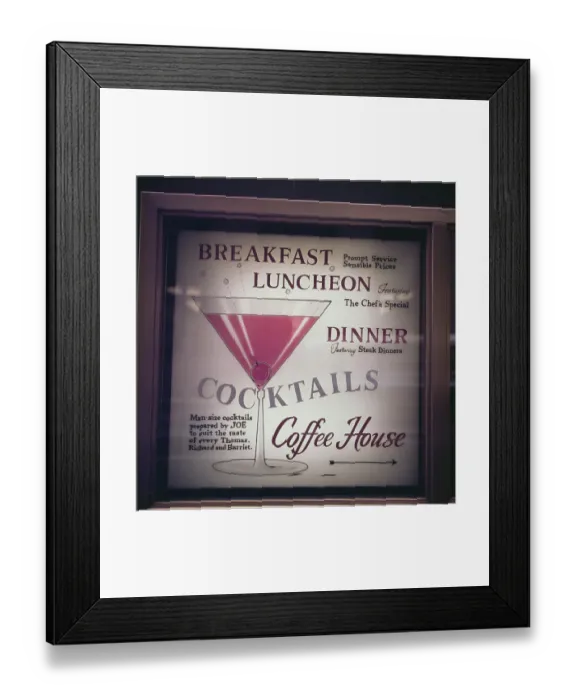 Framed Print : New York Cocktails Framed Print : New York Cocktails