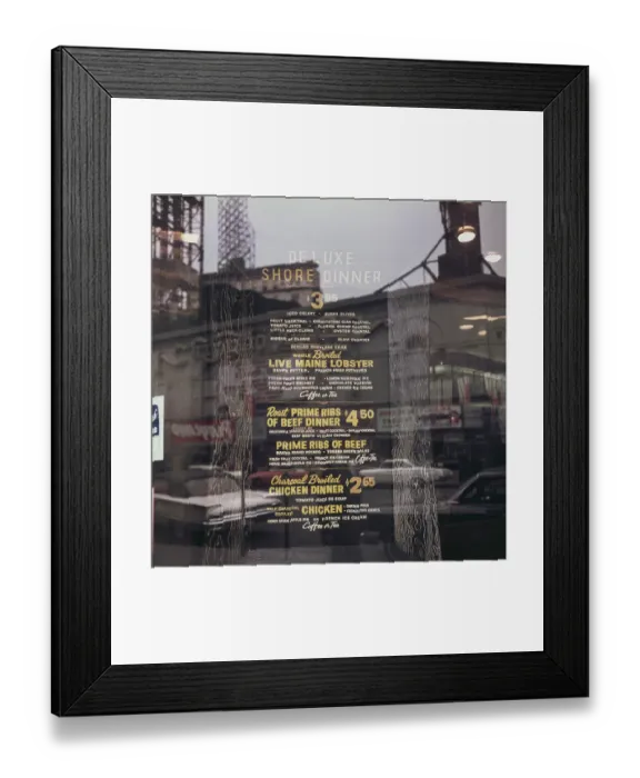 Framed Print : Deluxe Shore Dinner Framed Print : Deluxe Shore Dinner