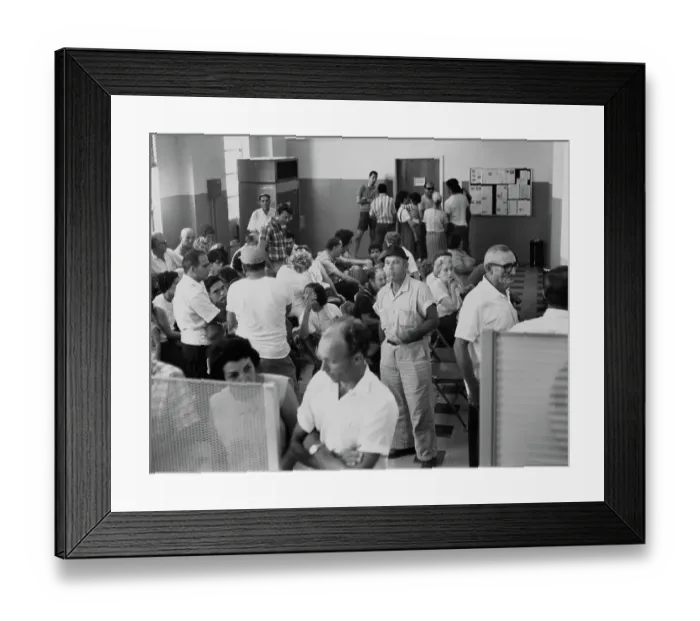 Framed Print : Cuban Refugees Framed Print : Cuban Refugees