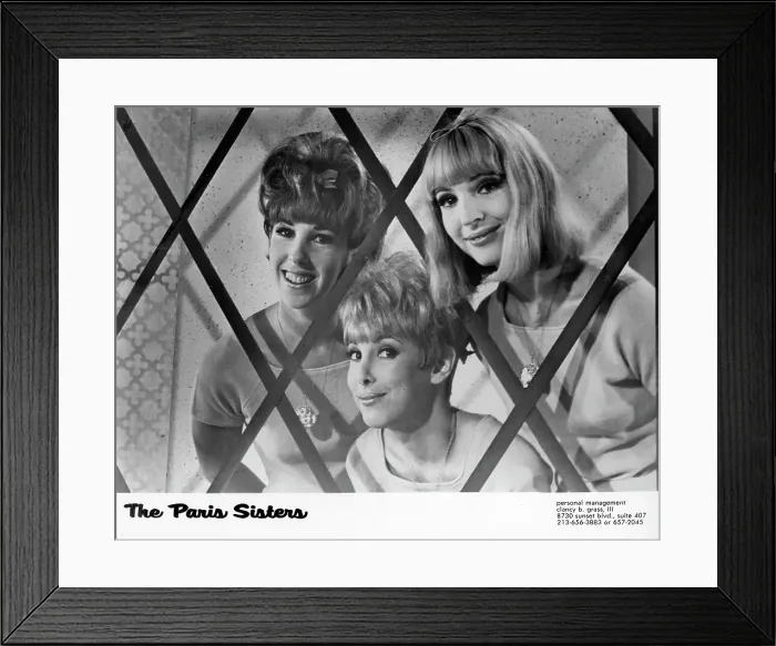 Framed Print : The Paris Sisters Recording