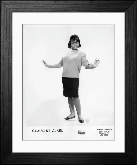 Framed Print : Claudine Clark Portrait Framed Print : Claudine Clark Portrait