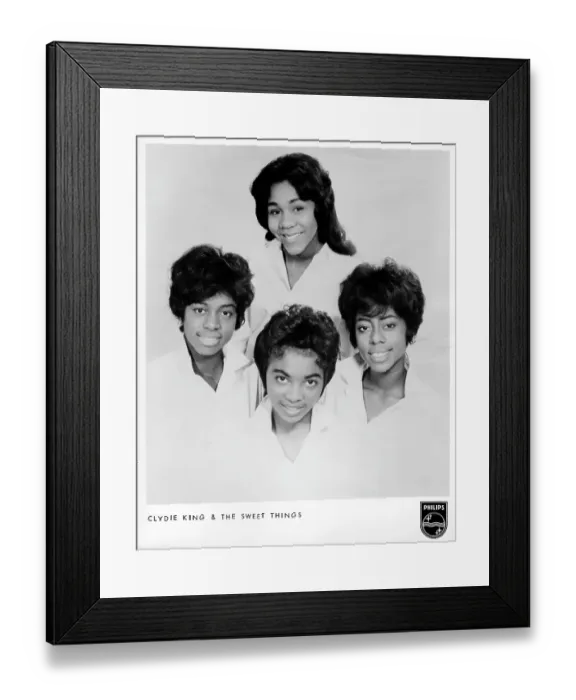 Framed Print : Clydie King And The Sweet Things Portrait Framed Print : Clydie King And The Sweet Things Portrait