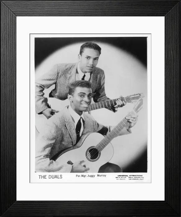 Framed Print : The Duals Guitar Group Portrait Framed Print : The Duals Guitar Group Portrait