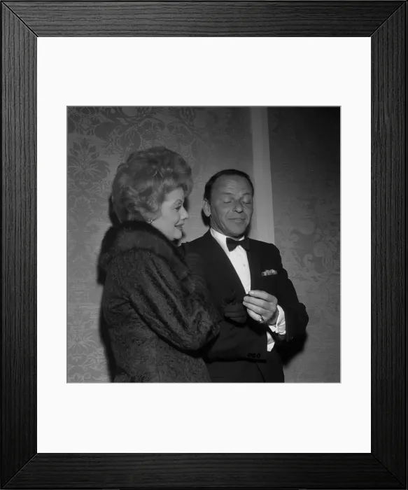 Framed Print : Frank Sinatra And Lucille Ball Framed Print : Frank Sinatra And Lucille Ball