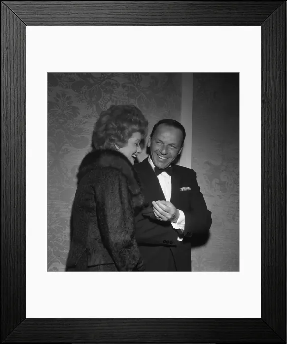 Framed Print : Frank Sinatra And Lucille Ball Framed Print : Frank Sinatra And Lucille Ball